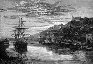 Floden vid Arundel, Sussex, 1900 av Unbekannt