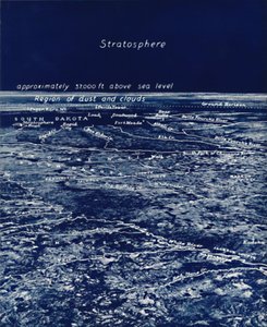 Jordens rotunditet från stratosfären, 1935 av Unbekannt