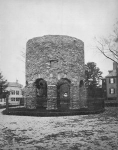 Runda tornet i Newport, c1892 av Unbekannt