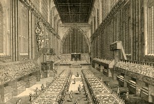 Den kungliga banketten i Guildhall, 1761, 1897. av Unbekannt