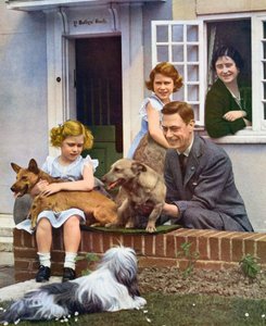 Kungafamiljen i Windsor, 1930-talet av Unbekannt