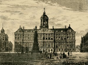 Kungliga palatset, Amsterdam, 1890. av Unbekannt
