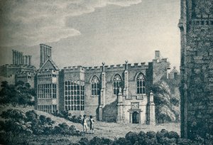 Ruinerna av Cowdray House, nära Midhurst, Sussex, 1907 av Unbekannt