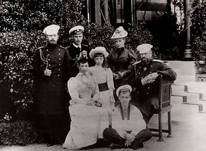 Den ryska kejserliga familjen, c1892-c1894 av Unbekannt