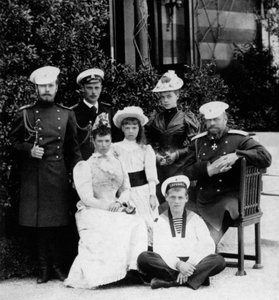 Den ryska kejserliga familjen, c1894 1964 av Unbekannt