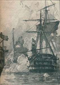 Den ryska attacken mot Sinop, Turkiet, 1853 1906 av Unbekannt