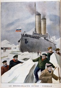 Den ryska isbrytaren Yermak, 1902 av Unbekannt