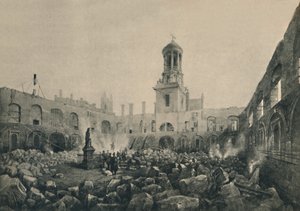 Det andra kungliga utbytet efter branden 1838, 1928 av Unbekannt