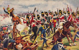 Sherwood Foresters. The Advance of The Sherwood Foresters at Salamanca, 1812, 1939. av Unbekannt