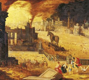 Belägringen av Troja, 1600-talet av Unbekannt