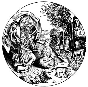 Skapelsens sjätte dag, 1493 av Unbekannt