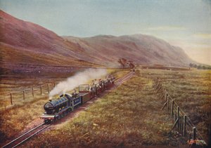 Den minsta passagerarjärnvägen i världen. I Eskdale, Cumberland, 1926 av Unbekannt
