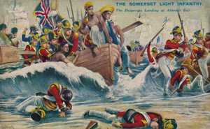 Somerset lätta infanteri. Den desperata landningen vid Aboukir Bay, 1801, 1939. av Unbekannt