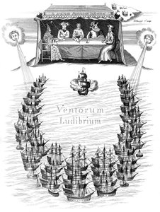 Den spanska armadan, 1588 c1850 av Unbekannt