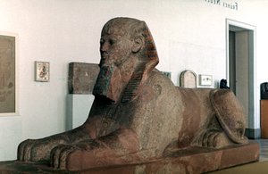 Drottningen Hatschepsuts sfinx, 1450 av Unbekannt
