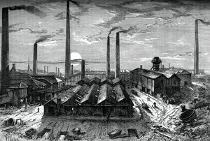 St Rollox kemiska verk, Glasgow, c1880 av Unbekannt