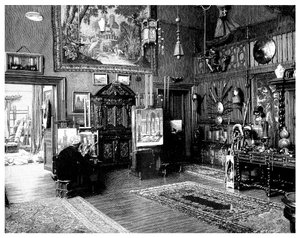 The Study of Monsieur JL Gerome, 1901 av Unbekannt