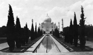 Taj Mahal, Agra, Indien, 1916–1917 av Unbekannt