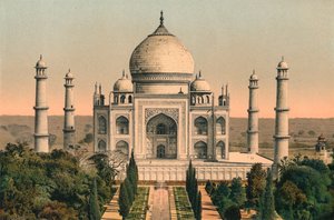 Taj Mahal i Agra, c1895, 1904 av Unbekannt