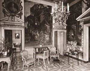 The Tapestry Room, Chiswick House, London, 1894. av Unbekannt