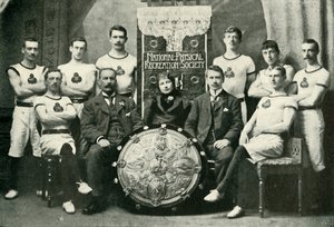 Teamet av Aberdeen-gymnaster, vinnare av N.P.R.S. Challenge Shield, 1902. av Unbekannt