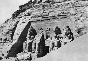 Abu Simbels tempel, Egypten, 1936 av Unbekannt