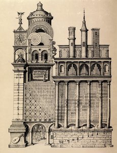 Musikens tempel av Robert Fludd, 1617 av Unbekannt
