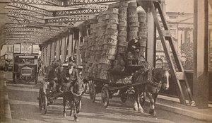Den tillfälliga bron, c1925, 1935 av Unbekannt