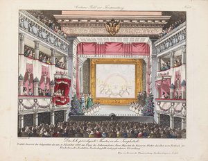 Teatern in der Josefstadt, 1844. av Unbekannt