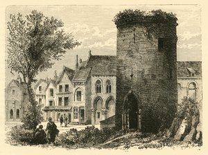 Louis Doutremers torn i Laon förstördes 1831, 1890. av Unbekannt