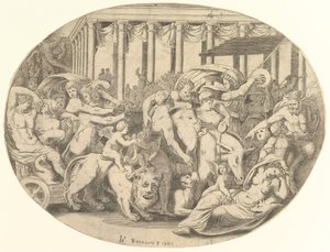 Bacchus triumf, 1500-talet. av Unbekannt