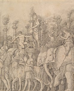 Caesars triumf: Elefanterna, ca. 1484-92. av Unbekannt