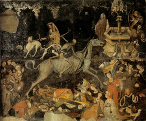 Dödens triumf, ca 1445-1447 av Unbekannt