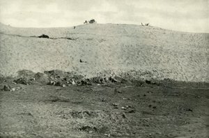 Det turkiska nederlaget vid Suezkanalen, c1915, 1919. av Unbekannt