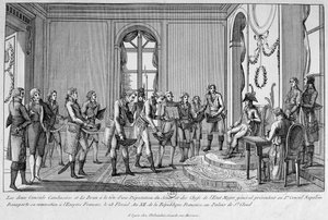 De två konsulerna Cambacérès och Le Brun utser Napoleon till kejsare, 1800-talet av Unbekannt