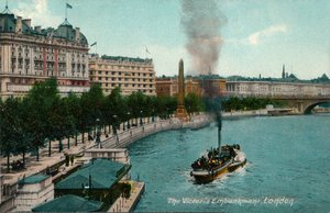 The Victoria Embankment, London, 1907, c1900-1930 av Unbekannt