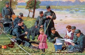 Kriget mot Ysern, franskt vykort från första världskriget, 1914-1918 av Unbekannt