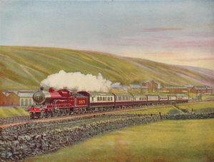 The West Coast Scotsman i full fart nära Tebay, L.M.S.R., 1926 av Unbekannt