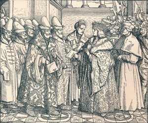 Den vita ryska federationen med kejsaren Max, c1507, 1907 av Unbekannt