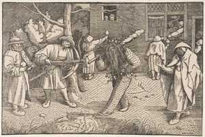 The Wild Man or the Masquerade of Orson and Valentine, 1566. av Unbekannt