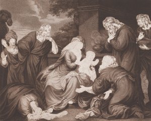 De vise männens offer, 1788. av Unbekannt
