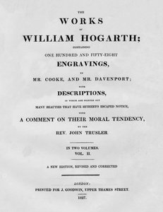 The Works of William Hogarth, Vol II, 1827. av Unbekannt
