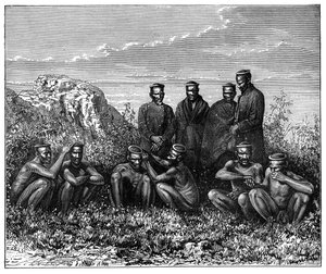 Zulu, Sydafrika, c1890 av Unbekannt