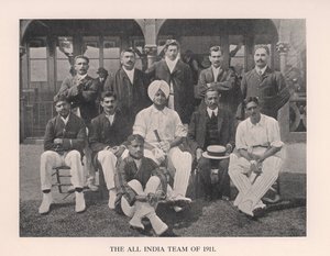 Det hela Indiens cricketlag från 1911 1912 av Unbekannt