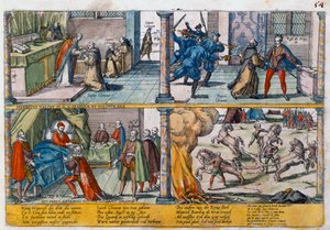 Mordet på Henrik III av Frankrike, 1589 av Unbekannt