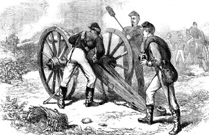 Slaget vid Chancellorsville, Virginia, Amerikanska inbördeskriget, 1863 c1880 av Unbekannt