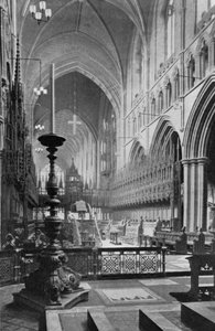 Kören, Chester Cathedral, Cheshire, 1924-1926 av Unbekannt