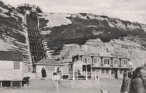 Klippliften i Bournemouth, Dorset, tidigt 1900-tal av Unbekannt