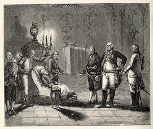 Fredrik II:s död den 17 augusti 1786. av Unbekannt