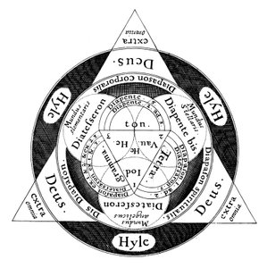Den gudomliga harmonin mellan mikrokosmos och makrososmos, c1617 av Unbekannt